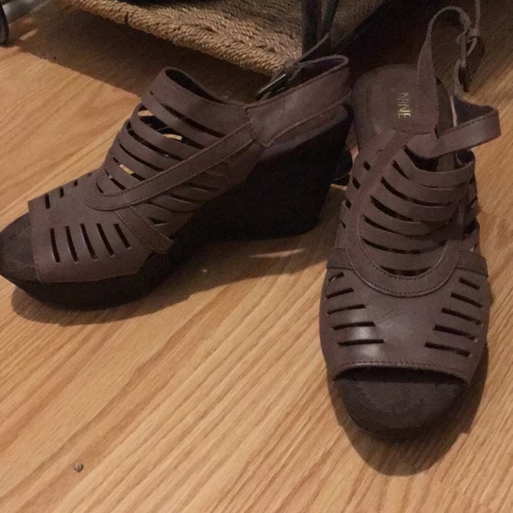 Nine West Wedge Sandals!